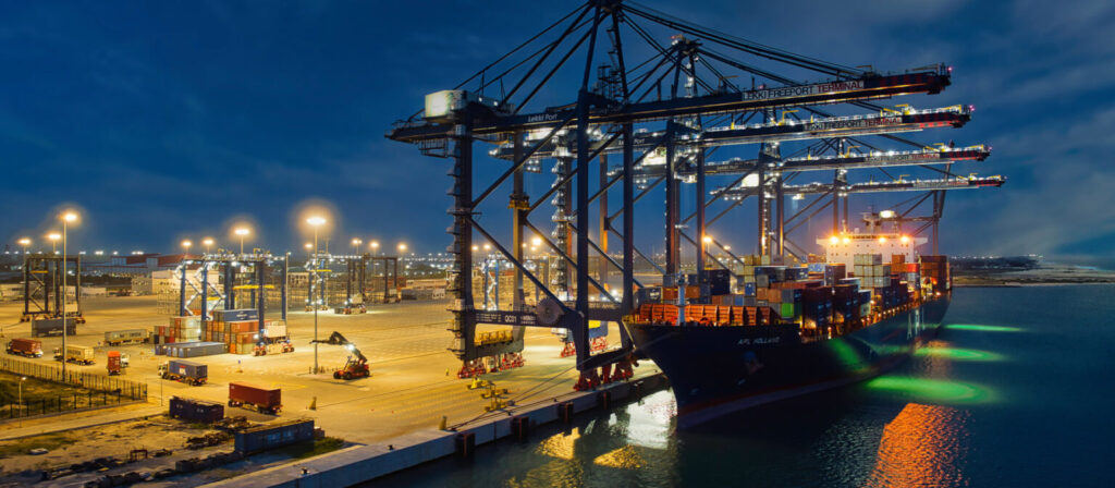 How to buy land in Nigeria from Abroad showing a picture of Lekki Deep Sea Port by ATLAS Realtors, Real Estate Broker in Lekki Lagos