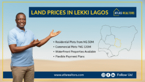 Land Prices in Lekki Lagos Showing a Picture of Locations listed by ATLAS Realtors