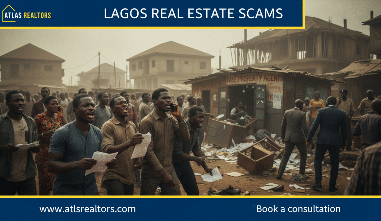 real estate scams in lagos nigeria showing a picture people that have been scammed revealed by ATLAS REALTORS