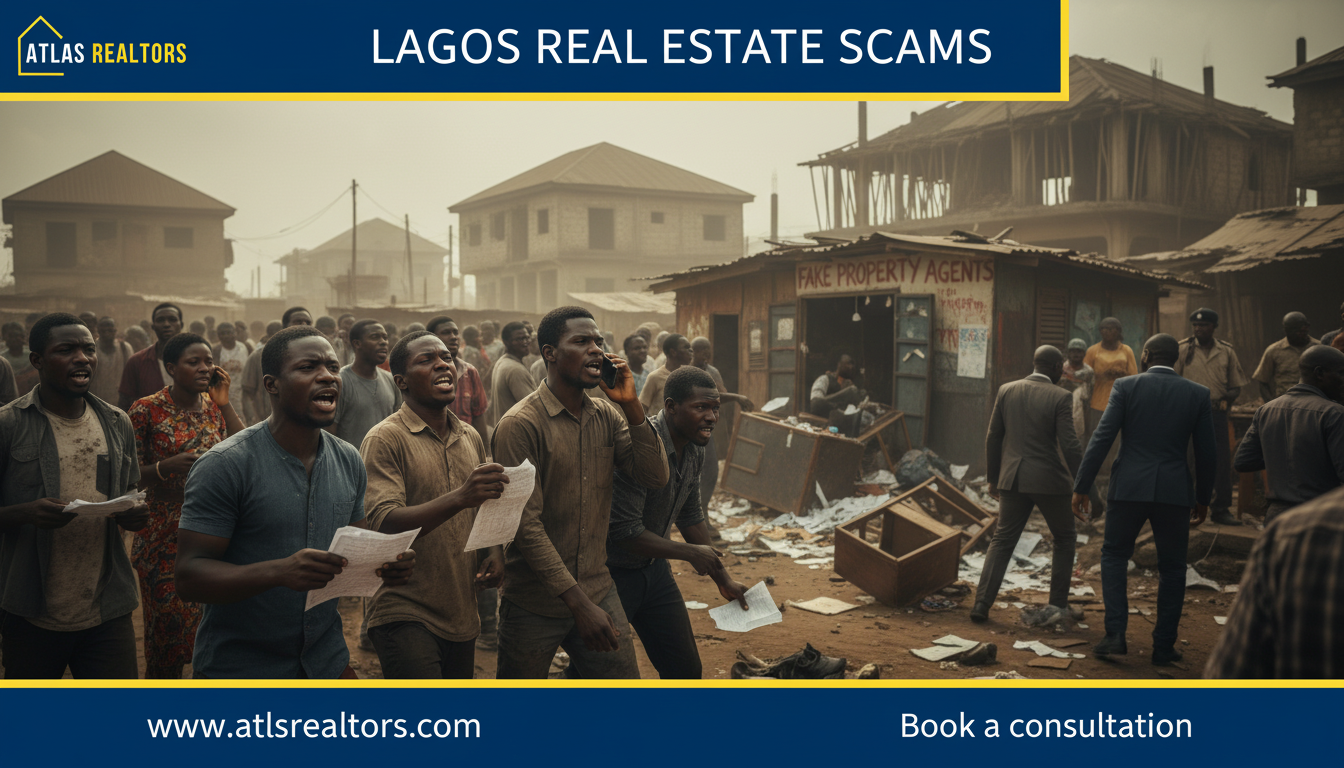 real estate scams in lagos nigeria showing a picture people that have been scammed revealed by ATLAS REALTORS