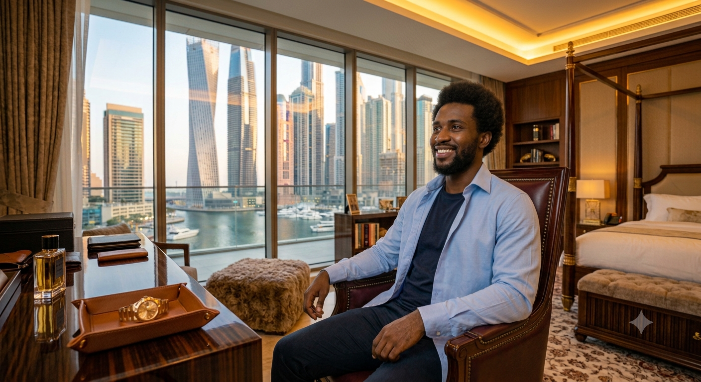 buy property in nigeria from dubai showing a picture of a young man happy revealed by atlas realtors