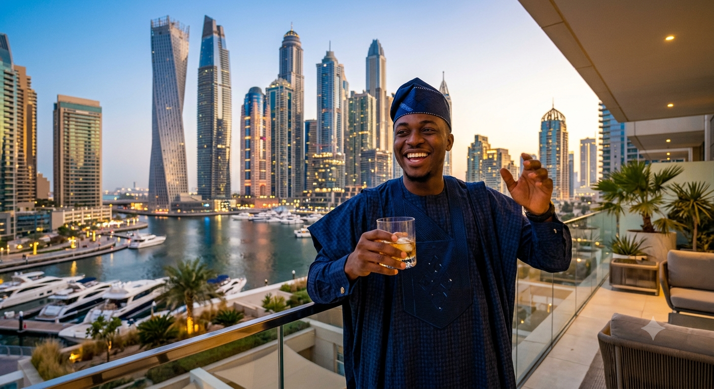buy property in nigeria from dubai showing a picture of a man happy revealed by atlas realtors