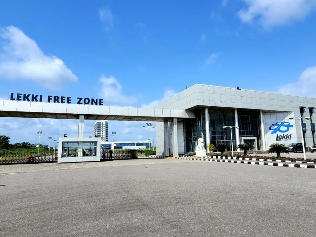 is ajah a good place to buy land showing a picture of lekki free trade zone