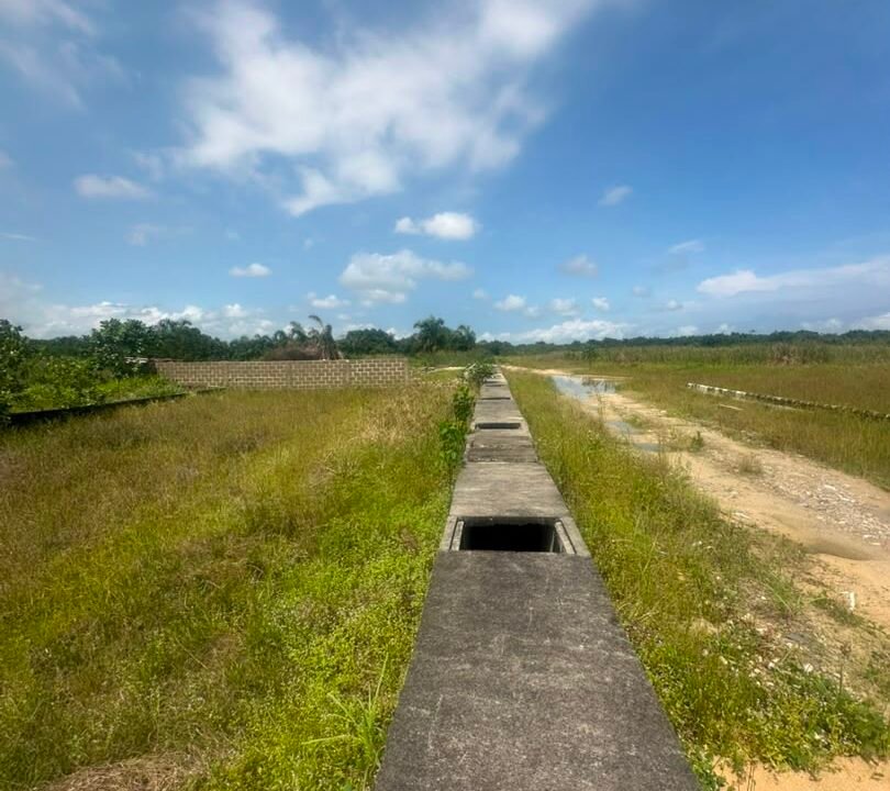 ajah land for sale showing a picture of a land in a developed area pictured by ATLAS Realtors
