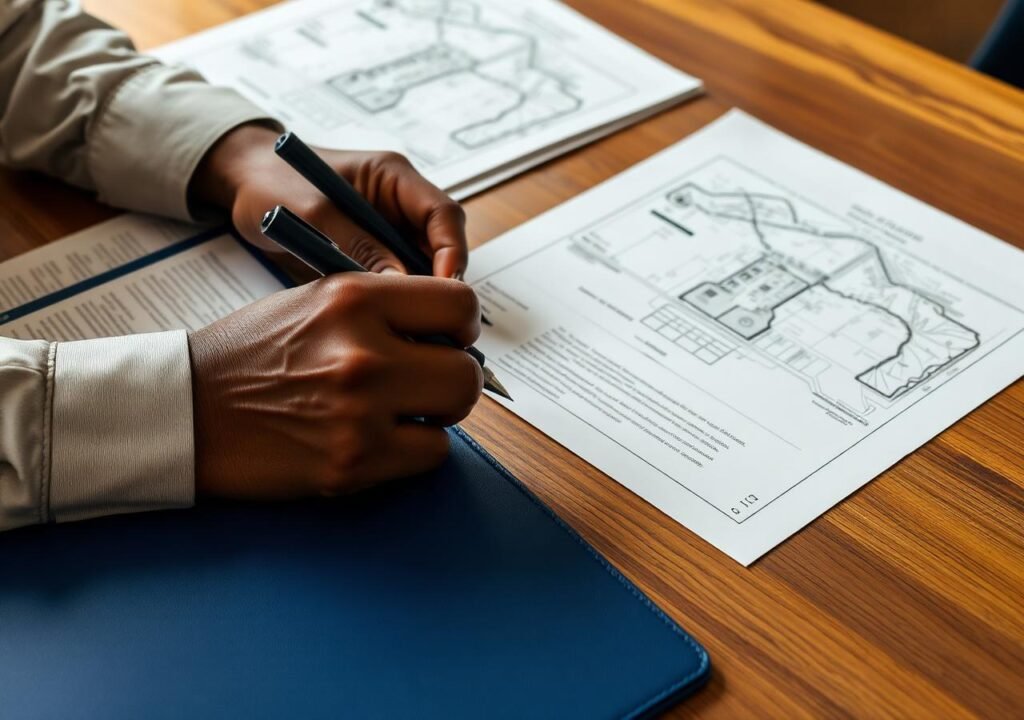 real estate services in lagos showing a picture of property verification pictured by atlas realtors