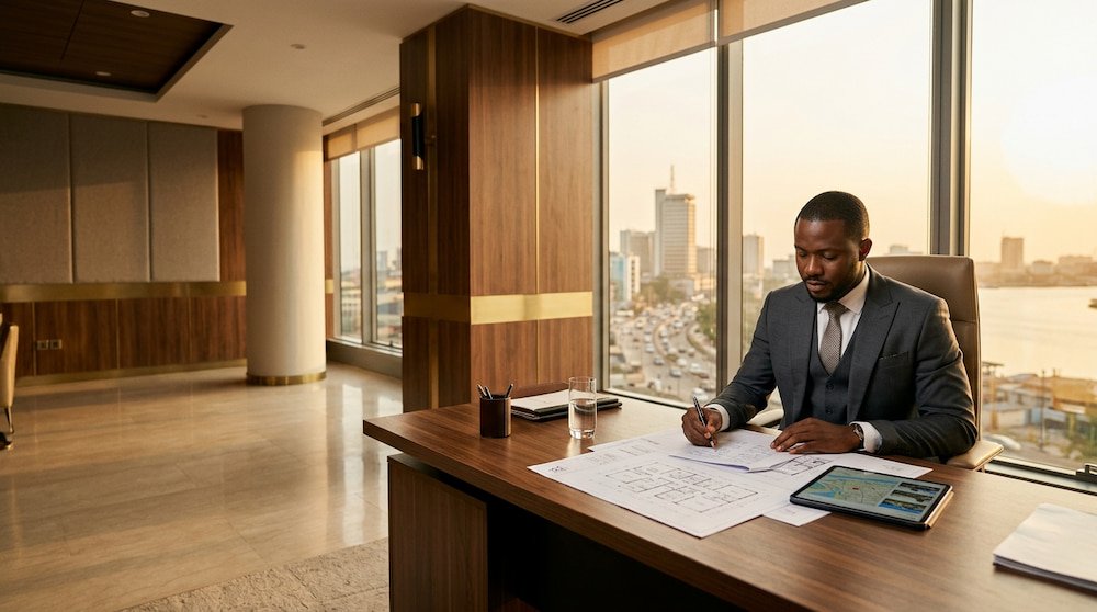 real estate consultation in lagos showing a picture of a nigeria diaspora man pictured and revealed by atlas realtors